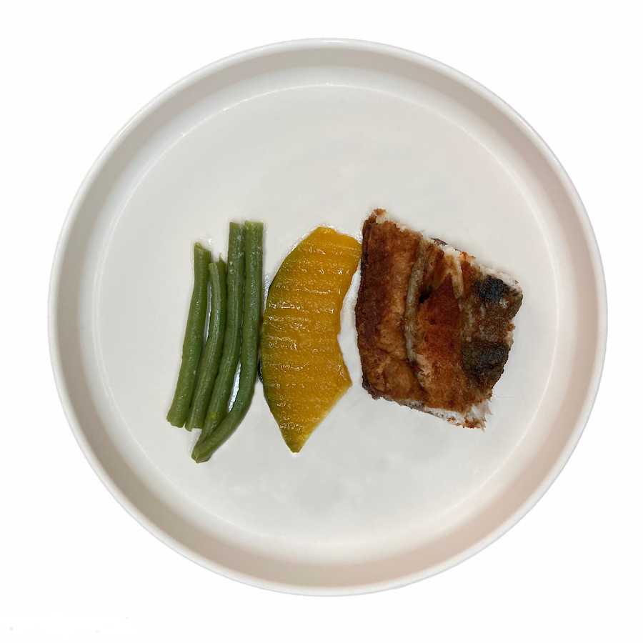 Ginataang Kalabasa with Sitaw and Fried Fish
